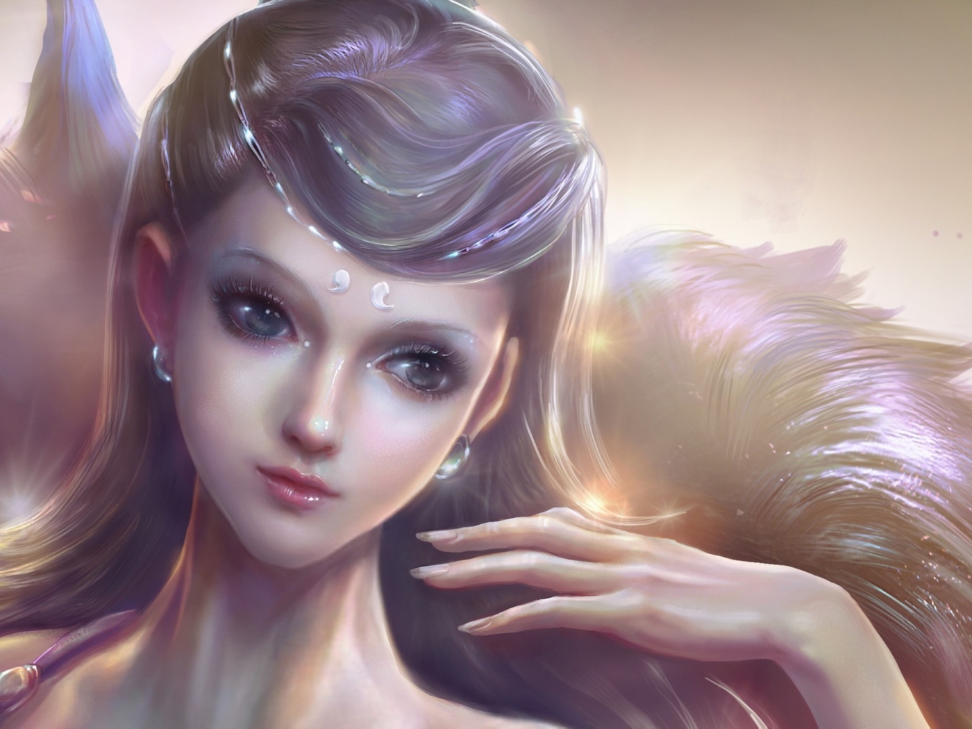 Портрет девушки Ванг Ронг ронг