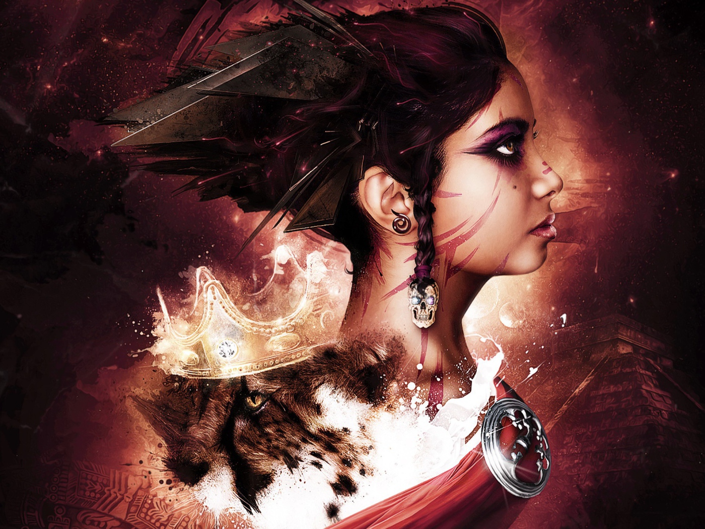 Профиль девушки