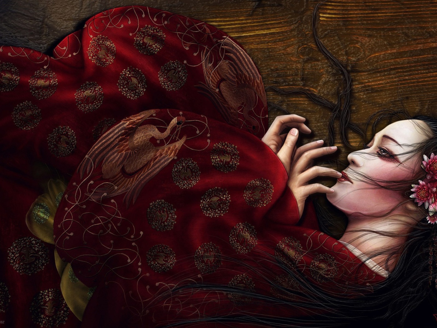 Японская девушка гейша