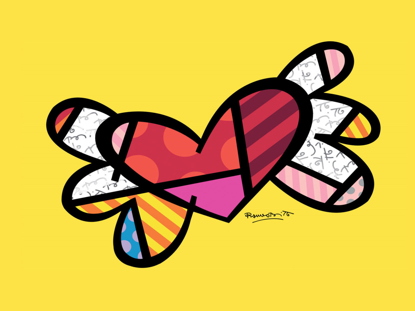 Картина Энди Уорхола Сердце