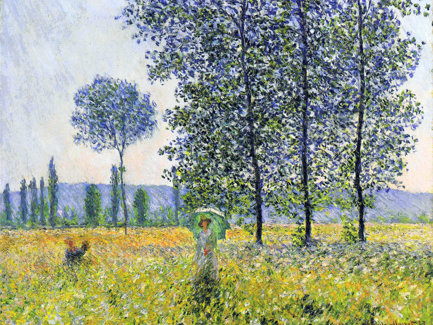 Картина Клода Моне - Солнечный свет