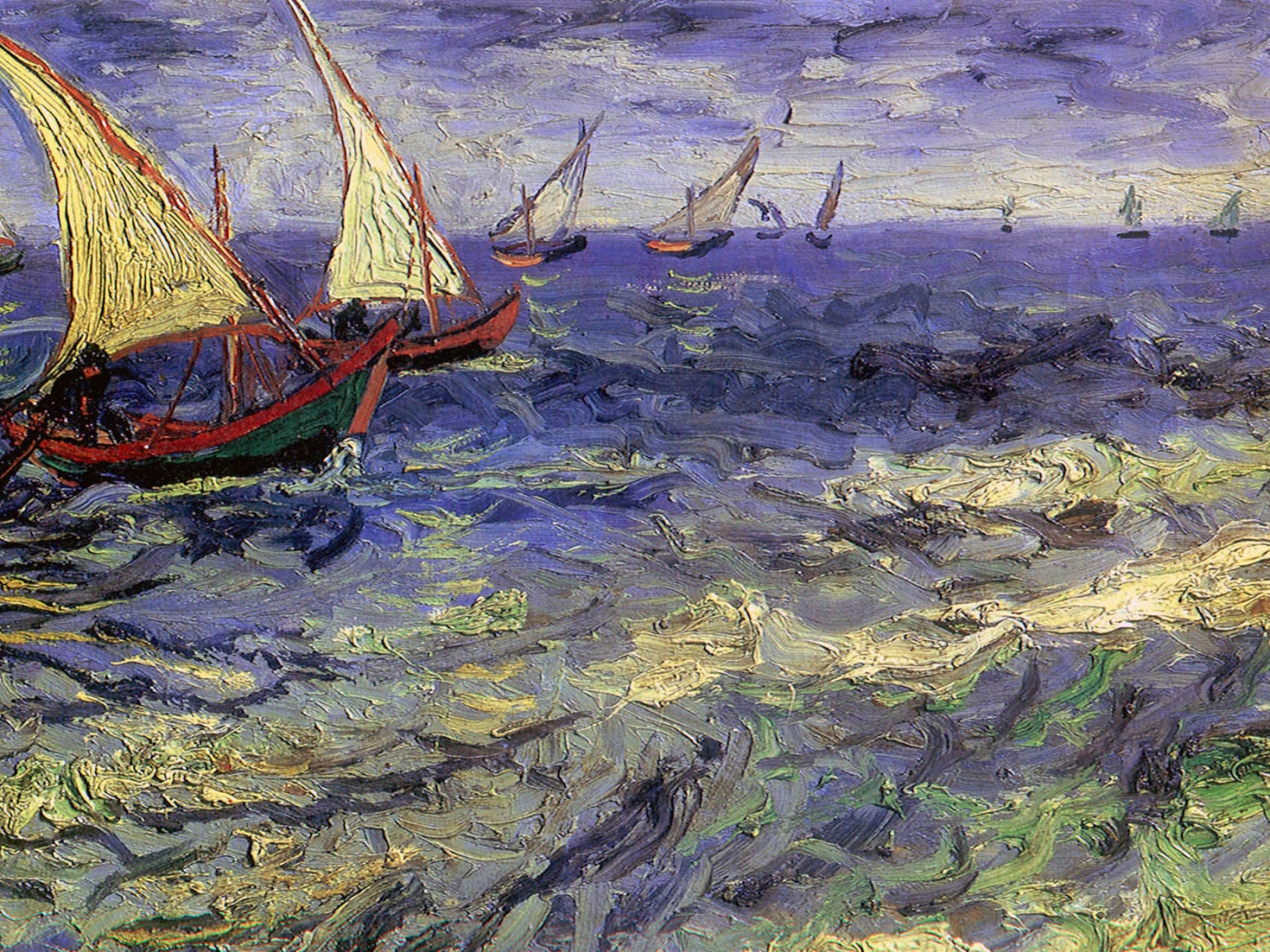 Painting of Vincent Van Gogh - Sea