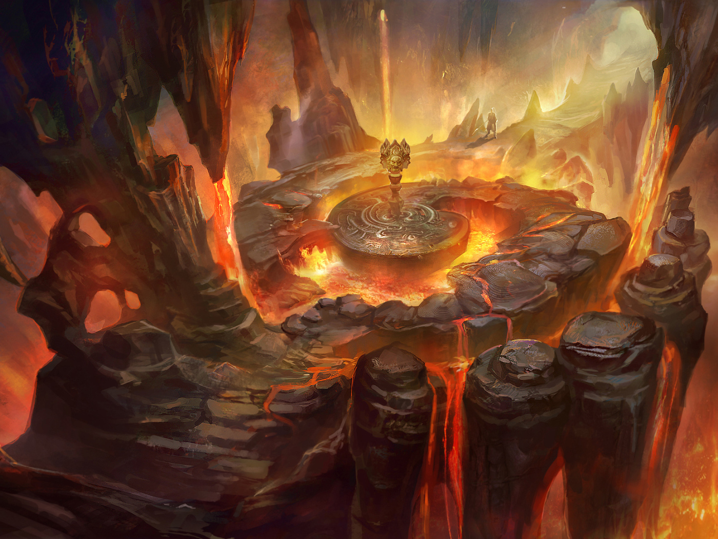 Потоки лавы