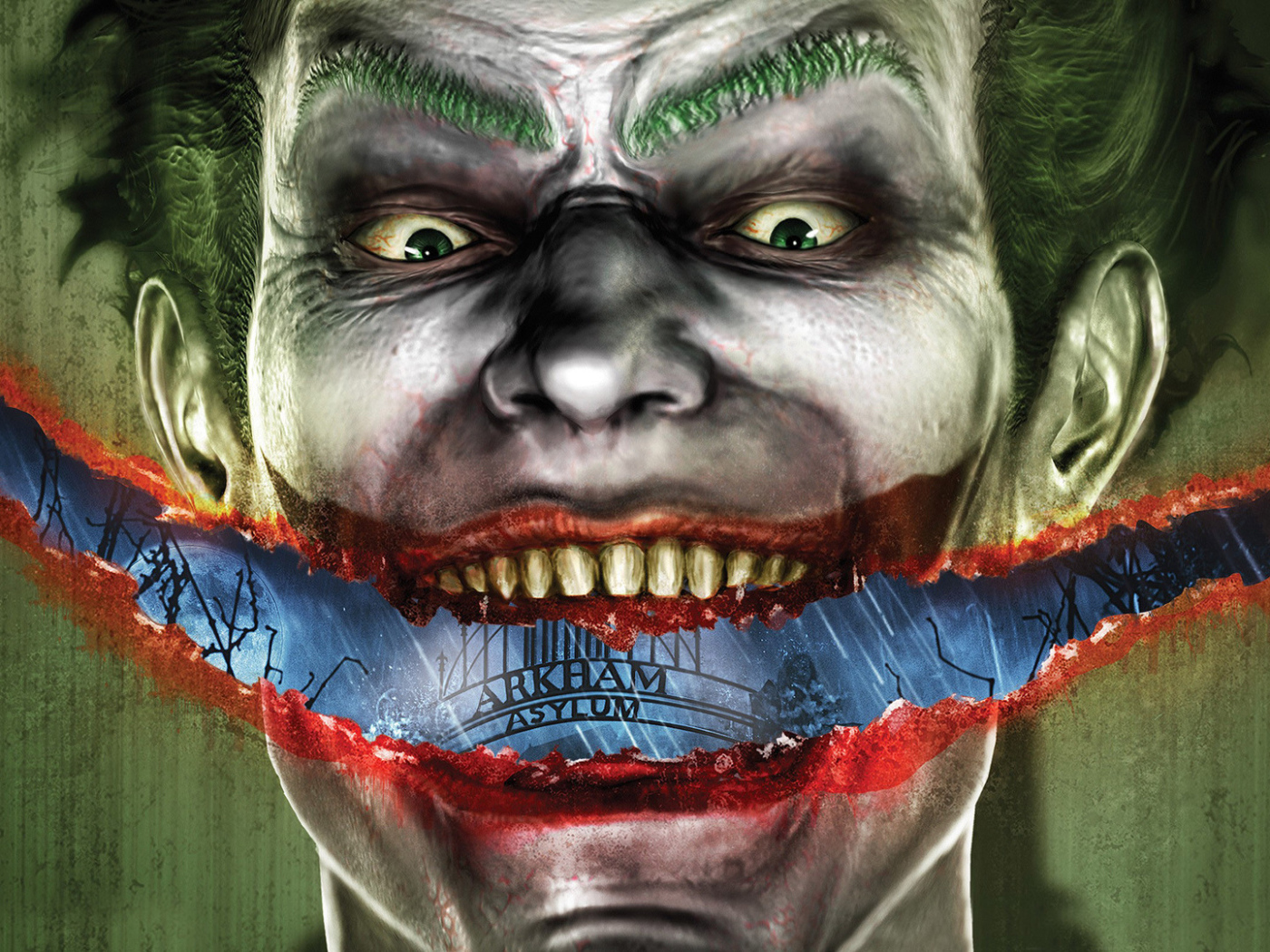 Широкая улыбка Джокера