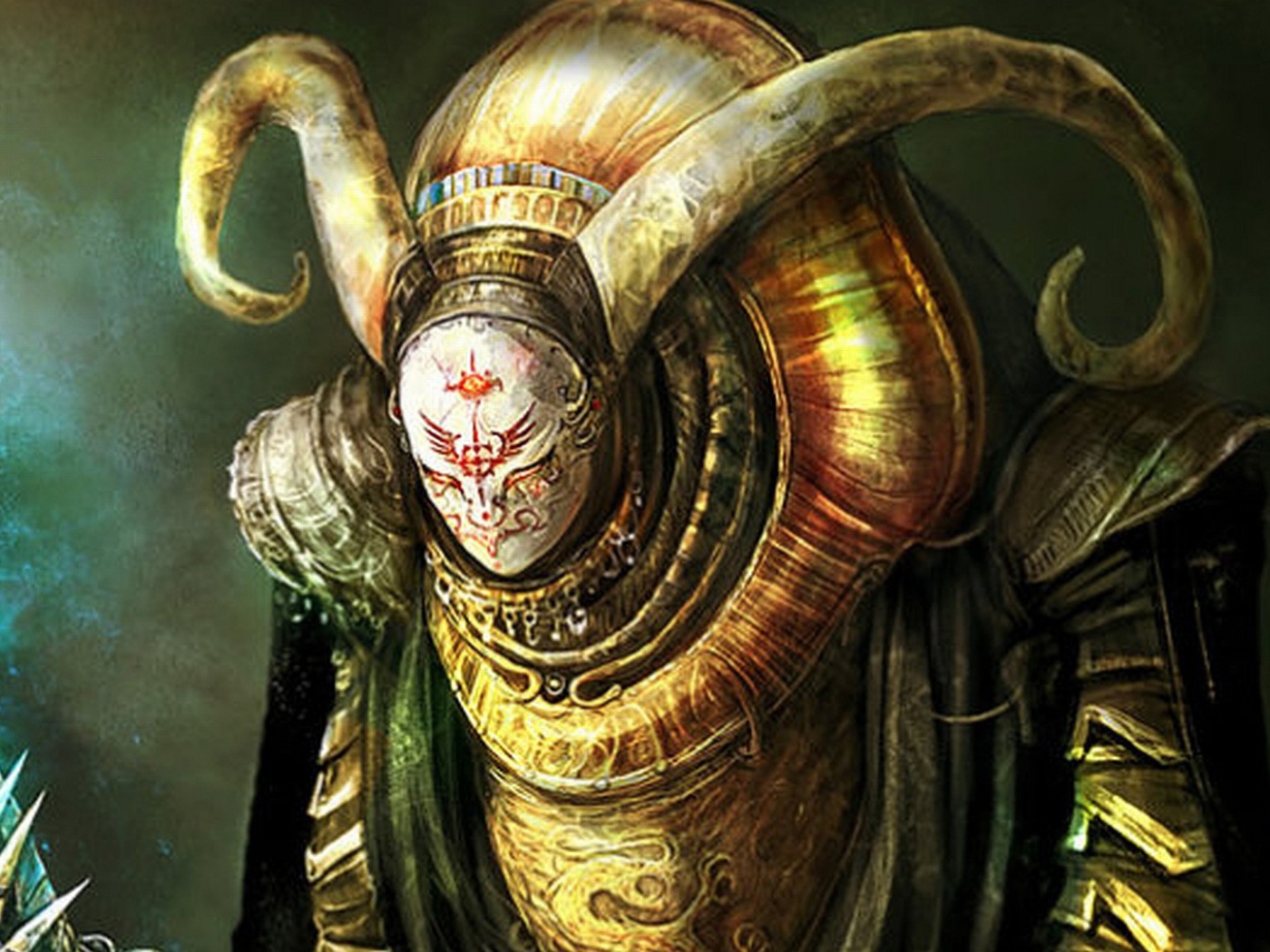 Доспехи с рогами