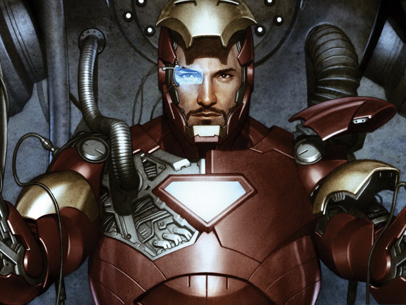 Рисунок Железный человек 