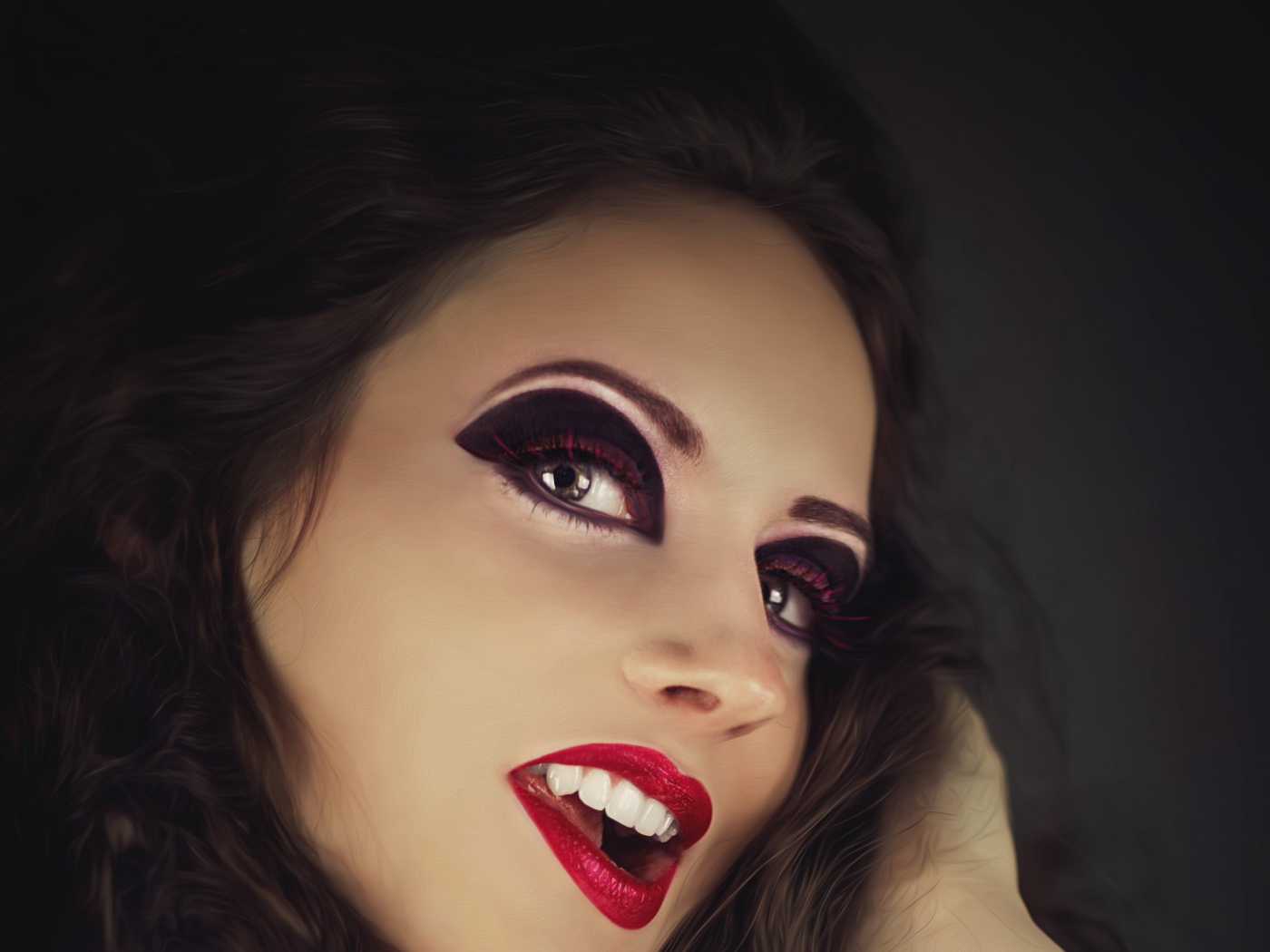 Великолепная девушка вампир