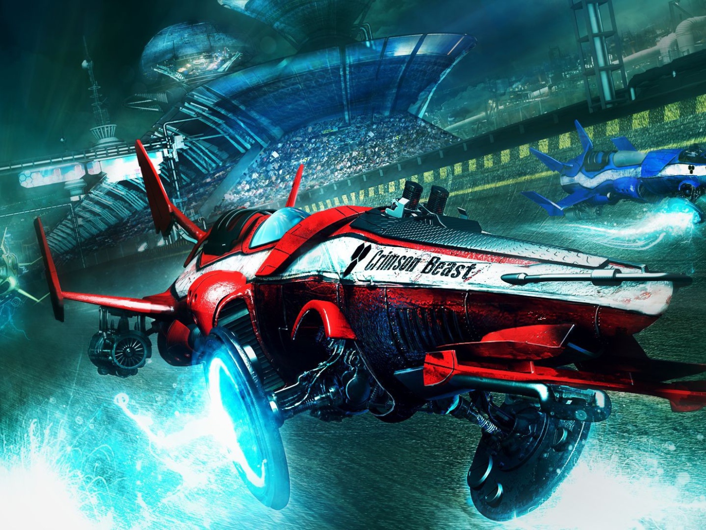 Гонки на летающих автомобилях