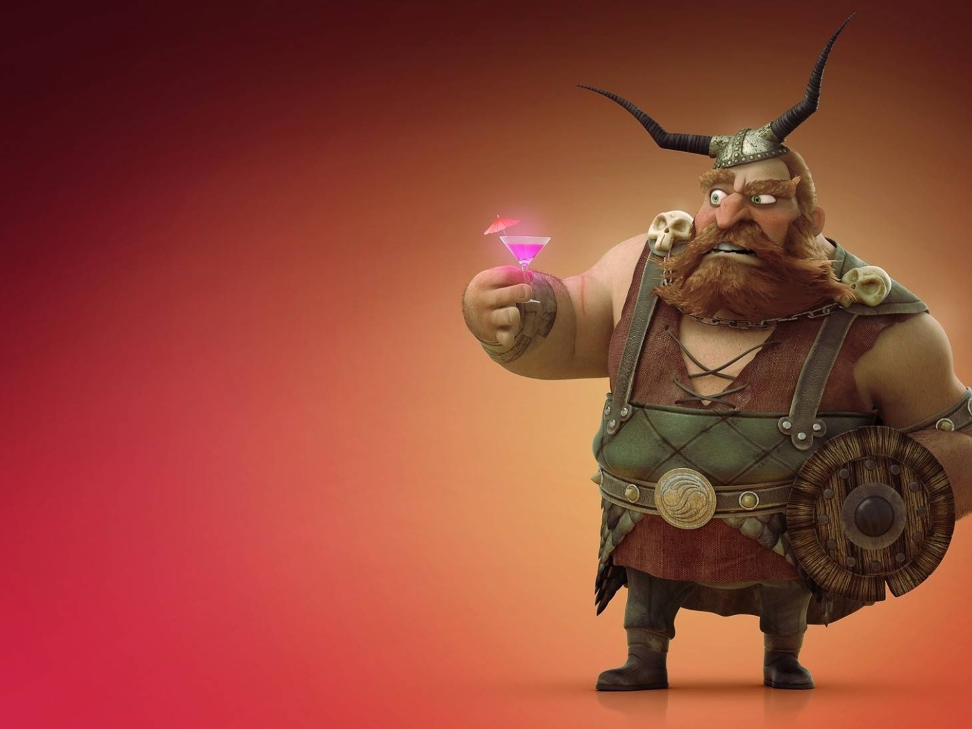 Викинг из мультфильма