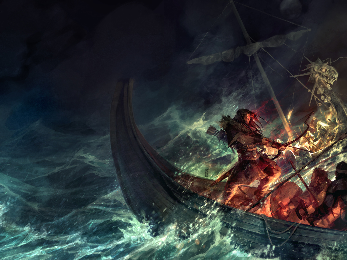 Викинги сражаются со стихией