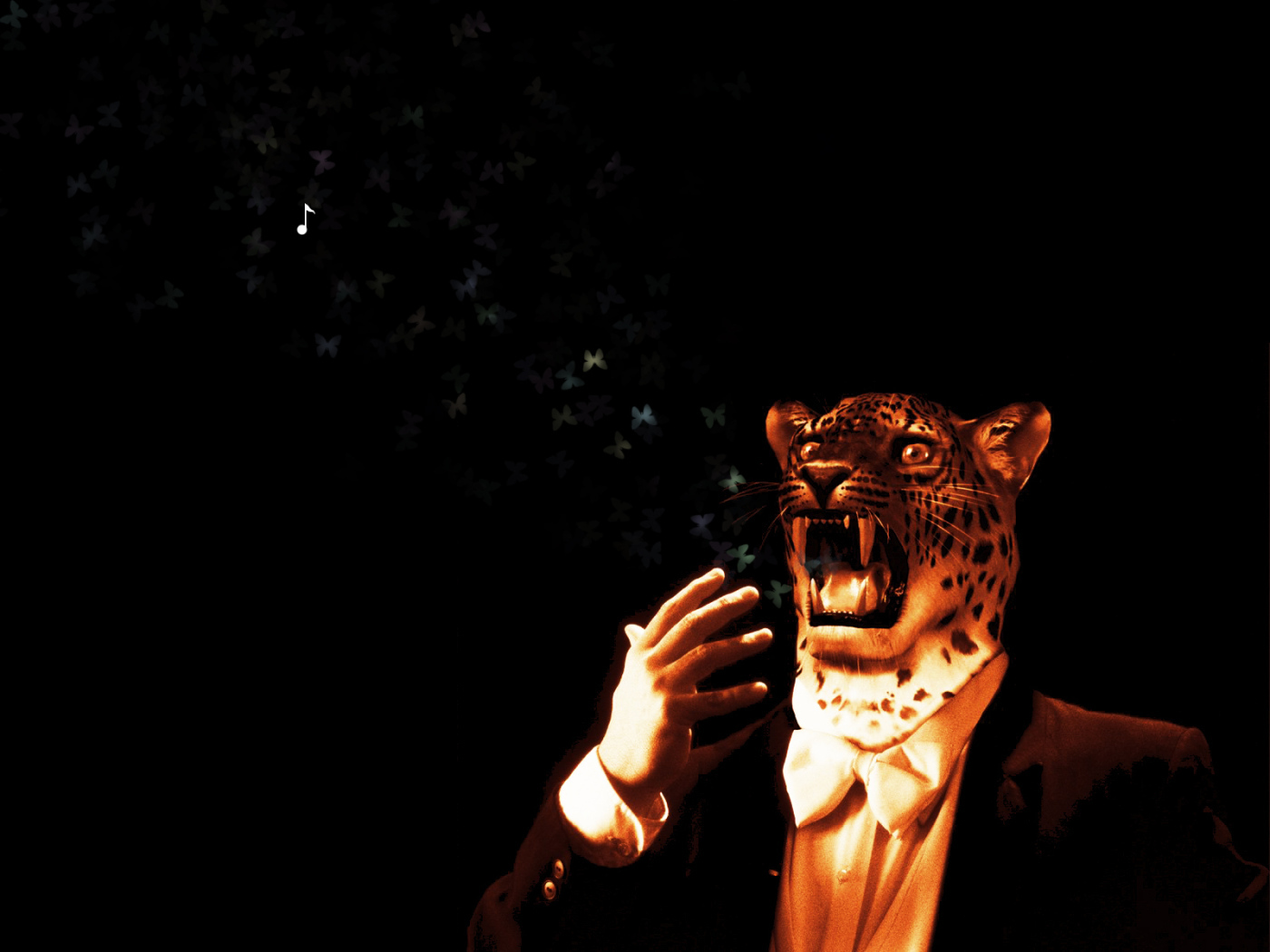 Человек с головой леопарда