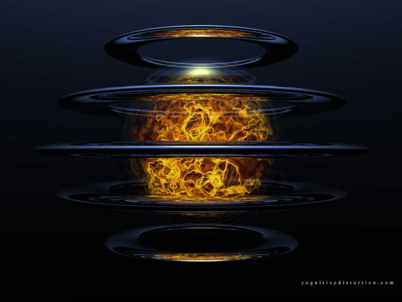 Огненный шар в кругах