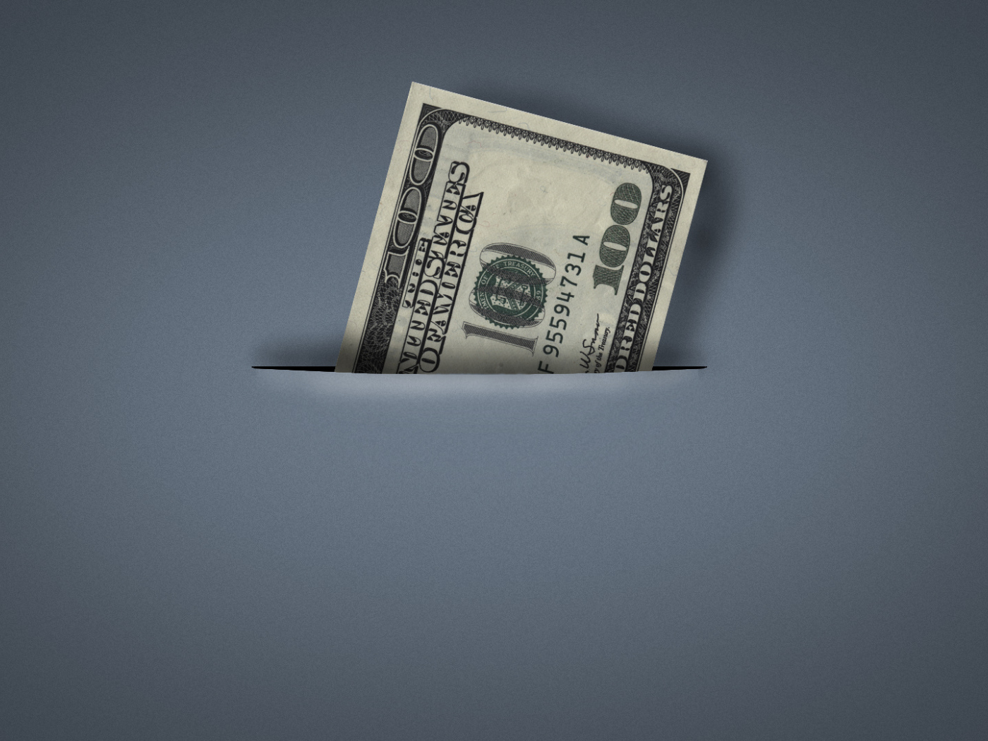 Сто долларов в щели