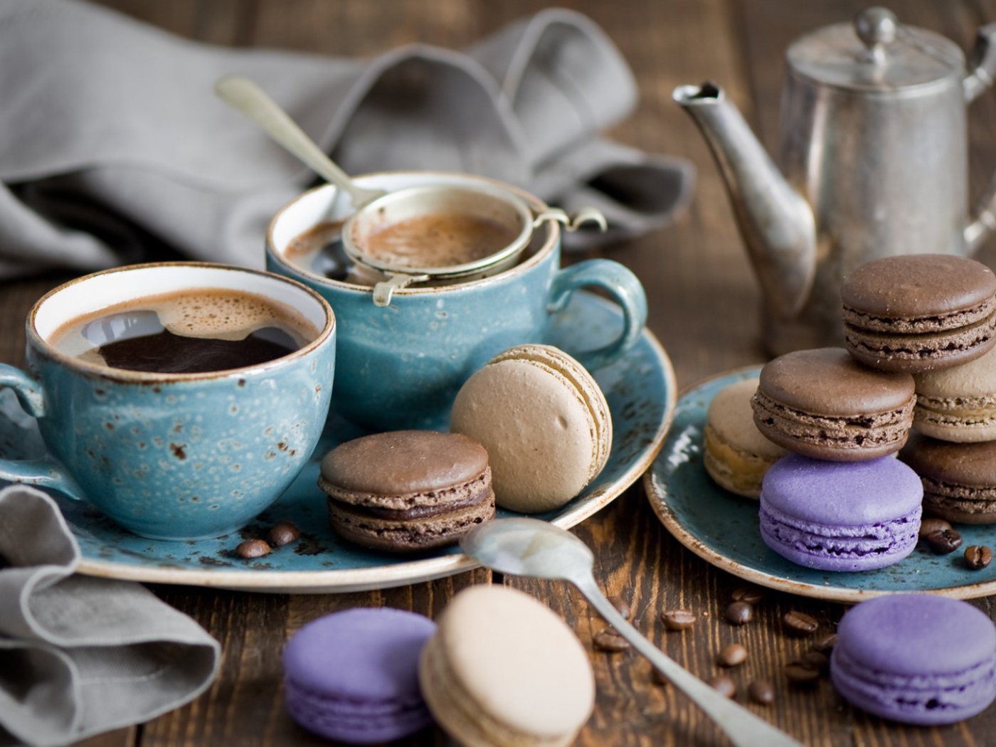 Кофе с печеньем