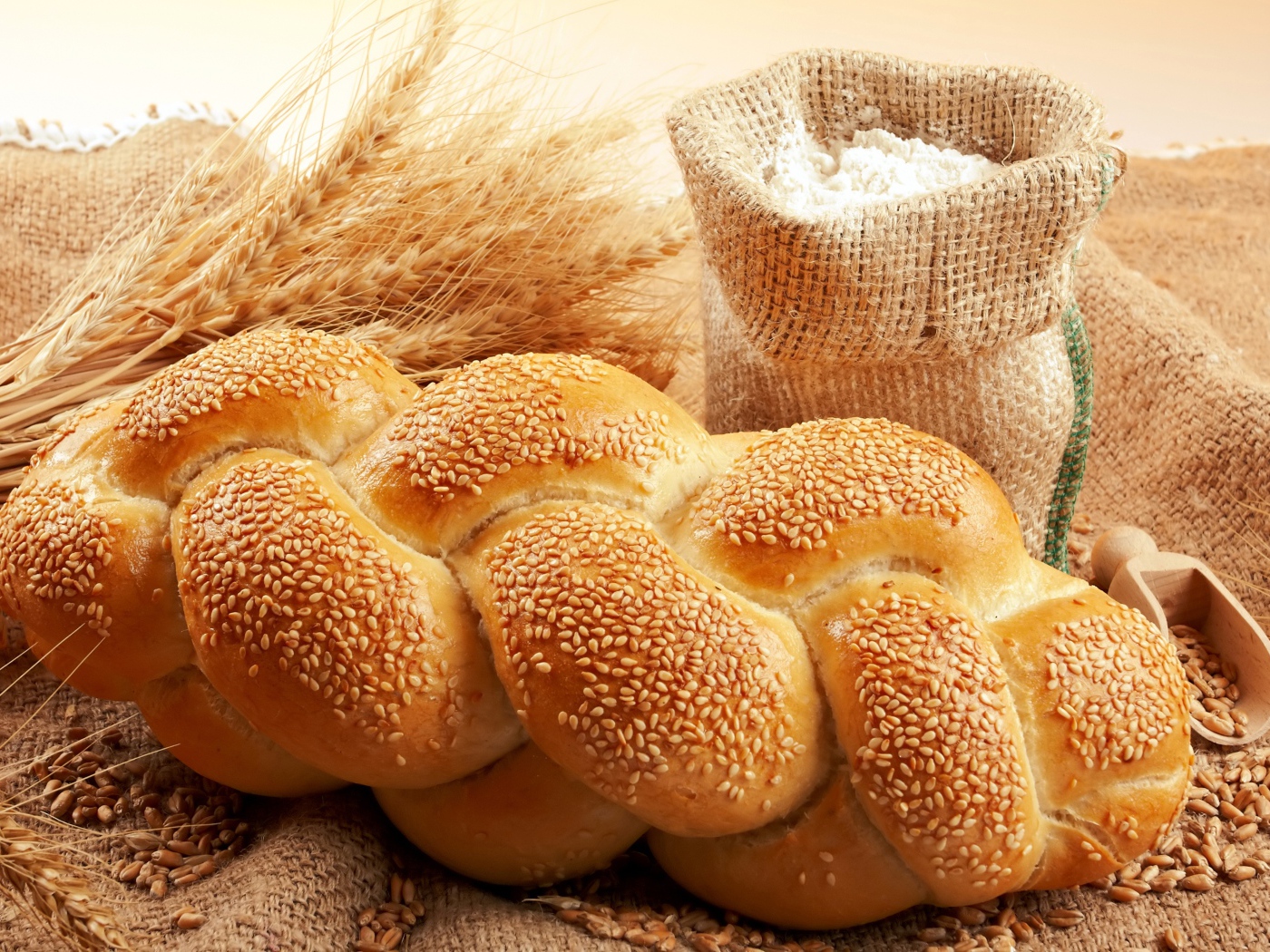 Хлеб с кунжутом