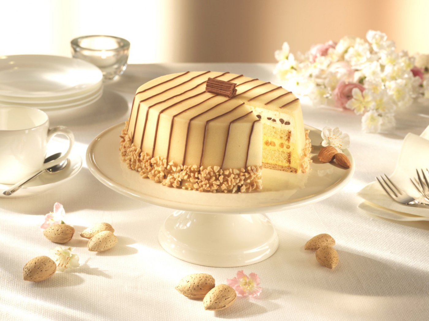 Торт с орехами