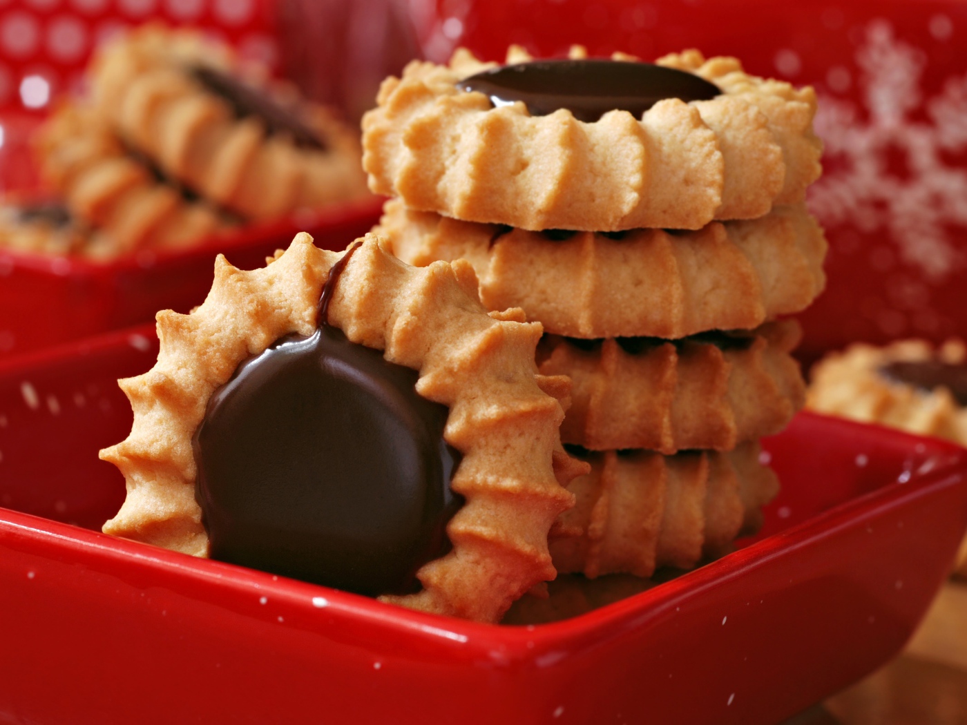 Печенье с шоколадом