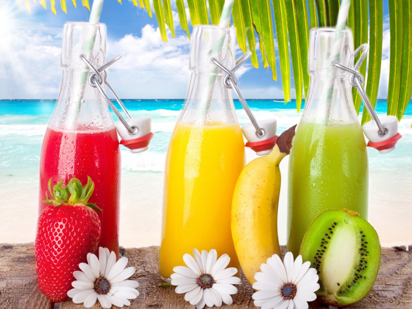 Коктейли из тропических фруктов