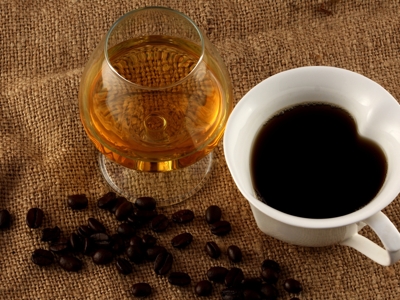 Кофе с коньяком