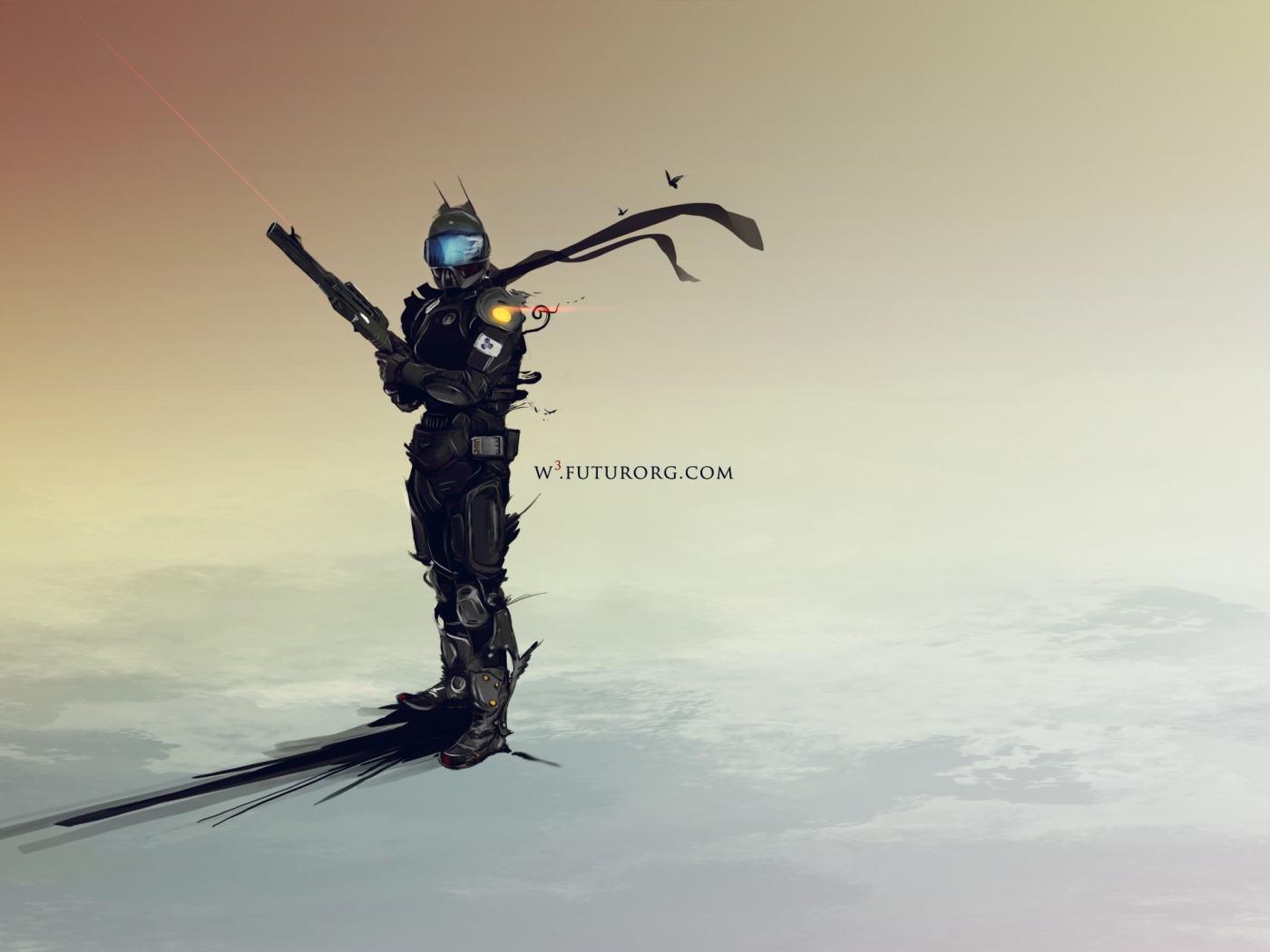 Солдат из видео игры