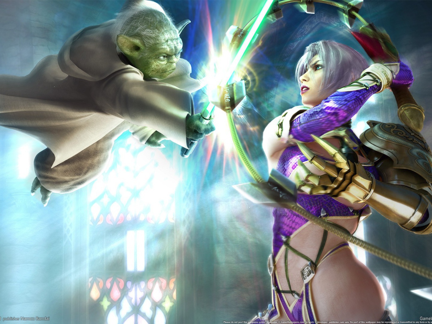 Видео игра Ivy Valentine Soul Calibur Yoda