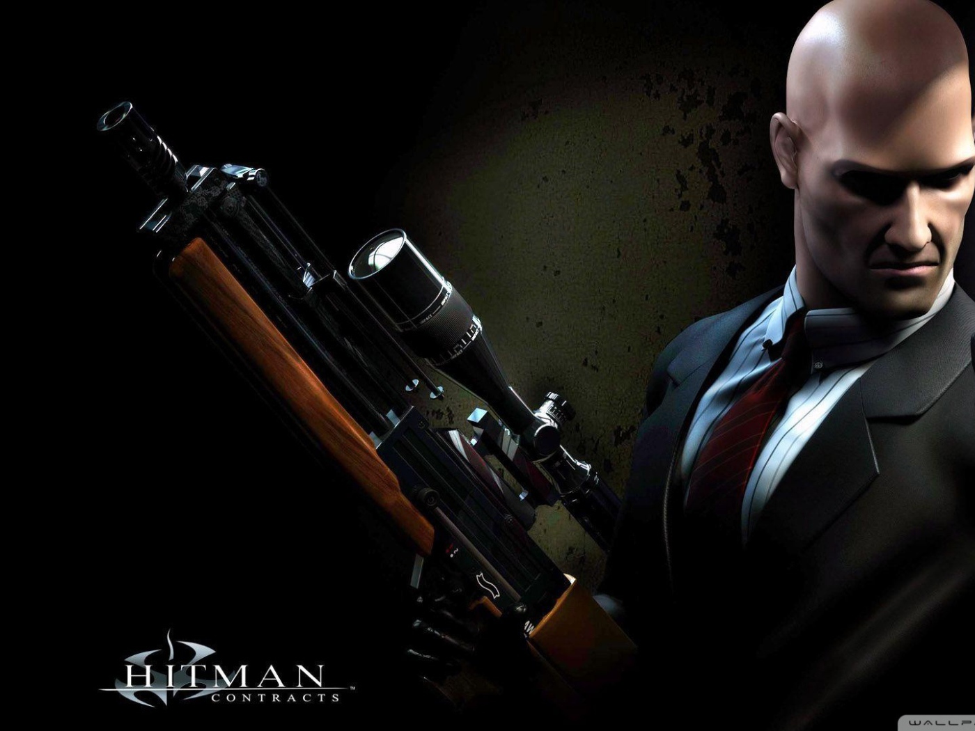 Хитмэн со снайперской винтовкой