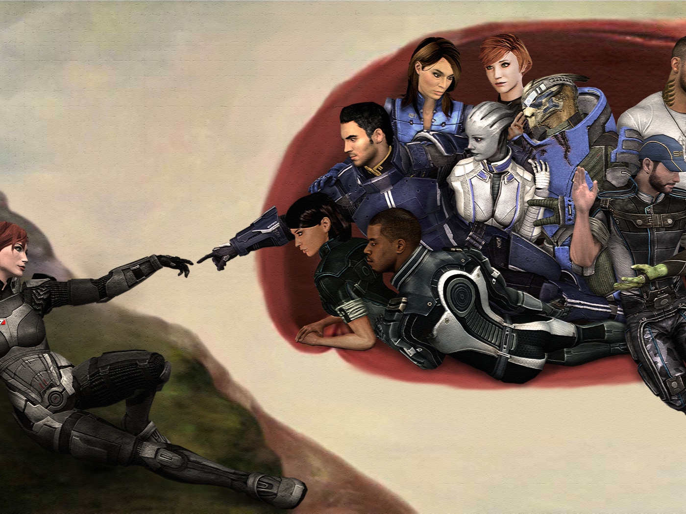 Команда из игры масс эффект