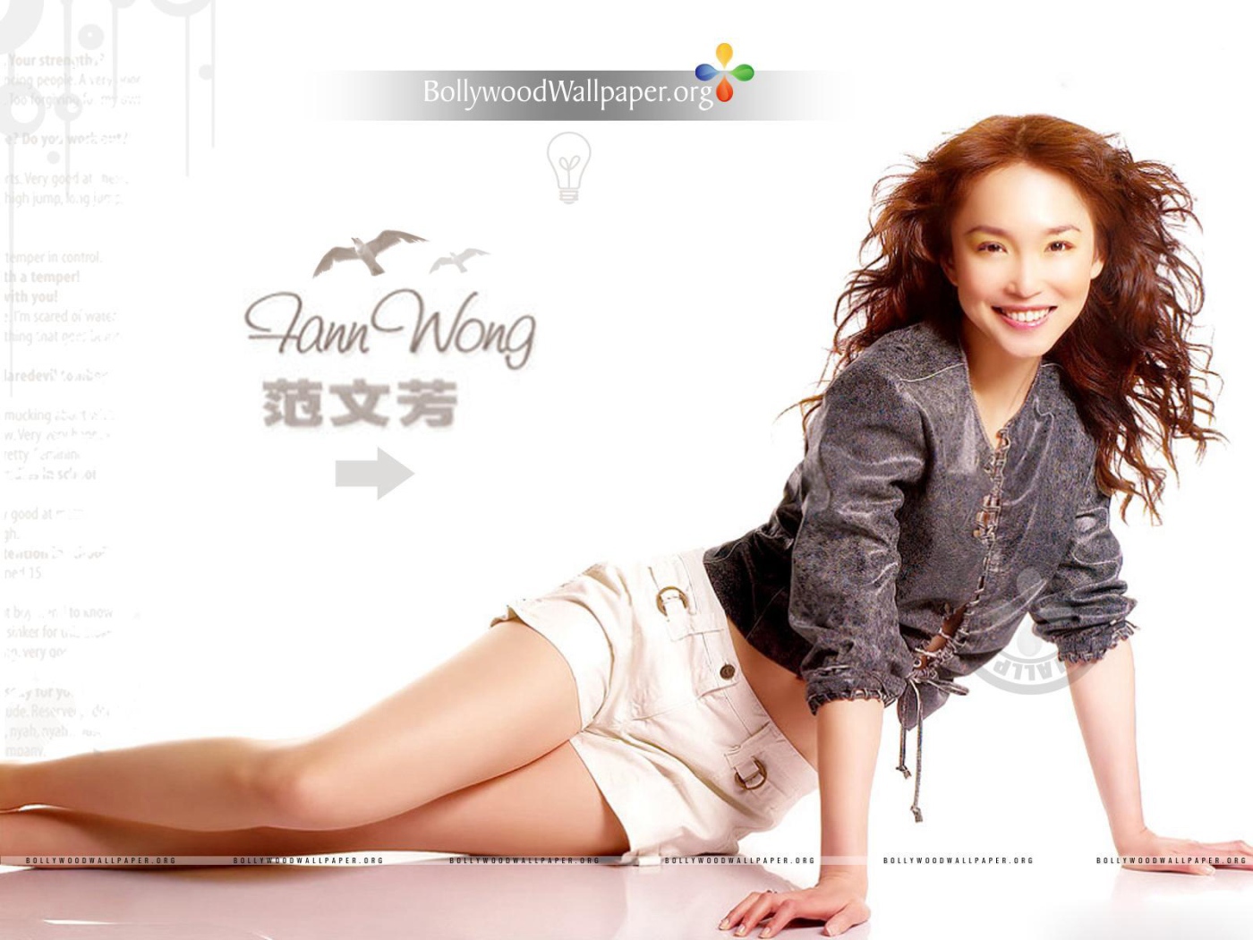 Красивая Фэнн Вонг