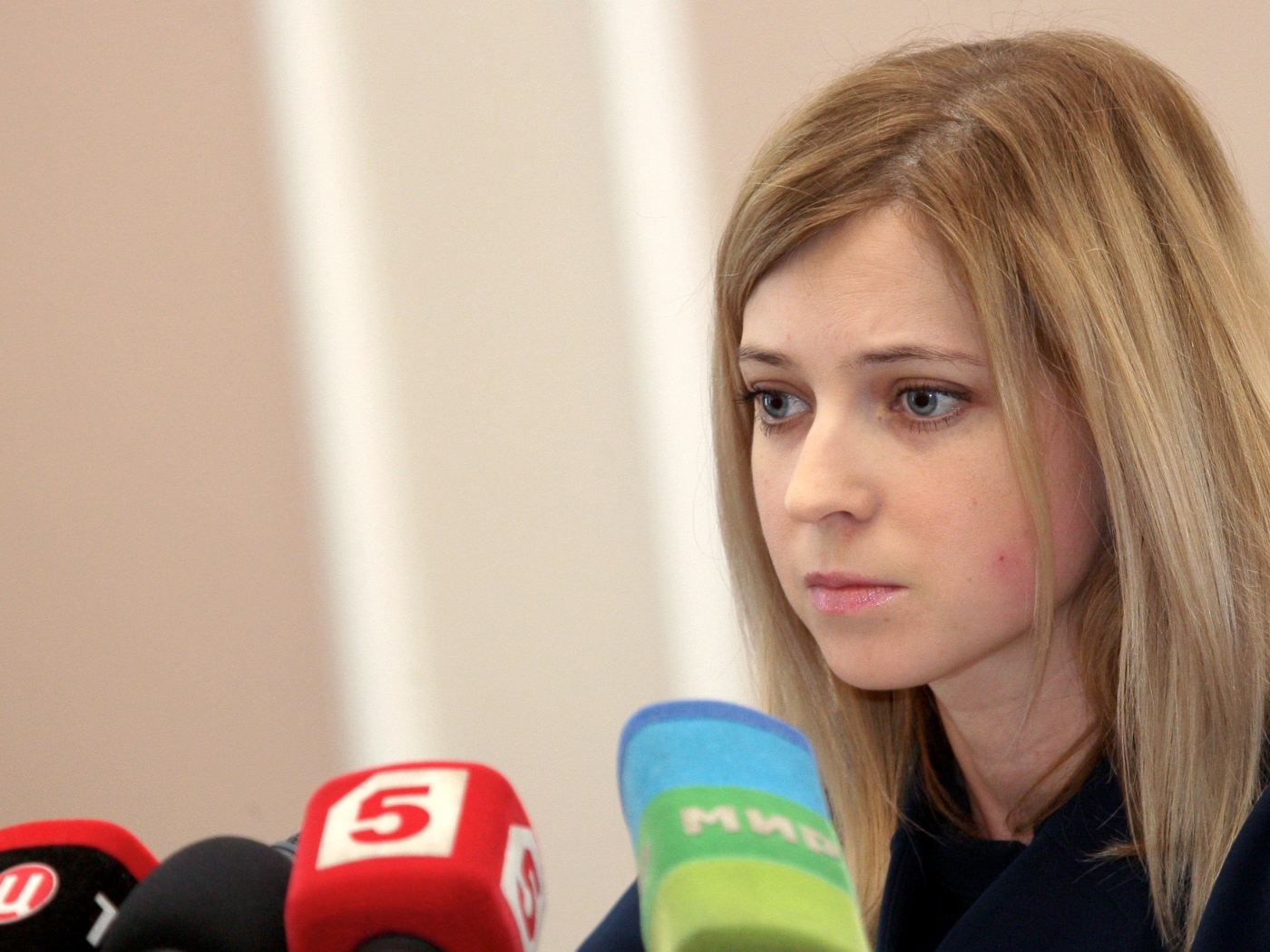 Наталья Поклонская дает интервью
