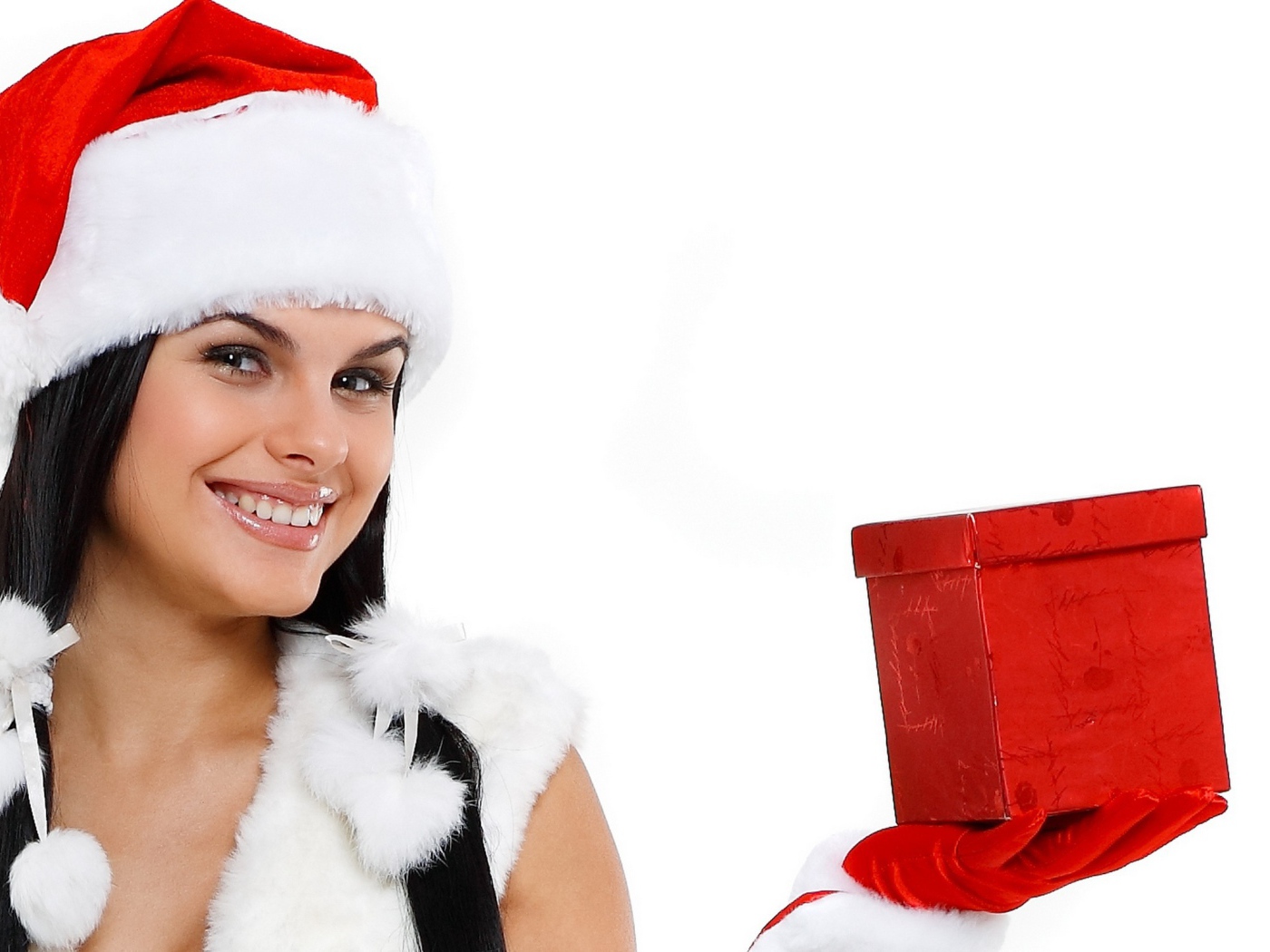 Девушка с подарком