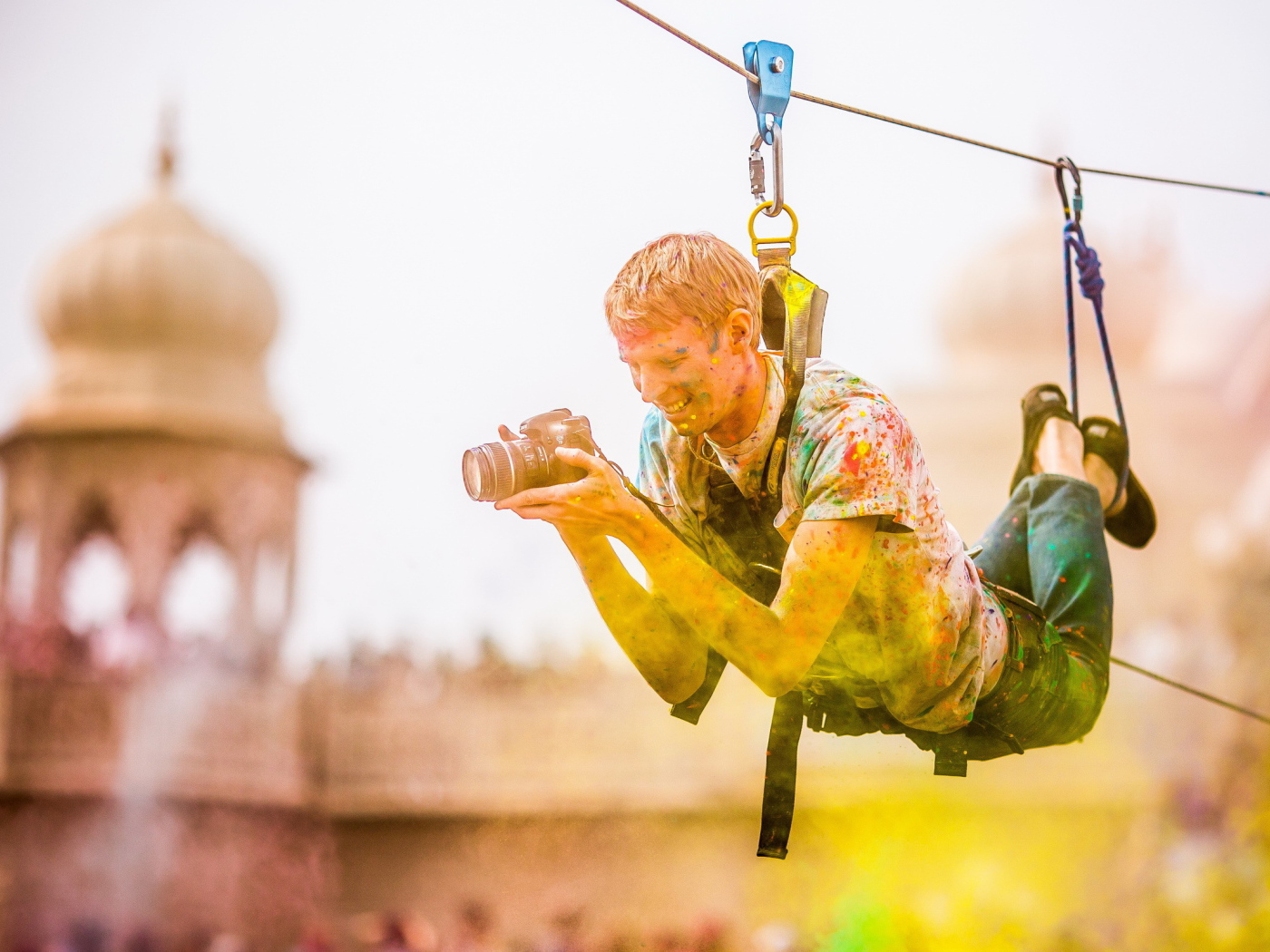 Фотограф на фестивале