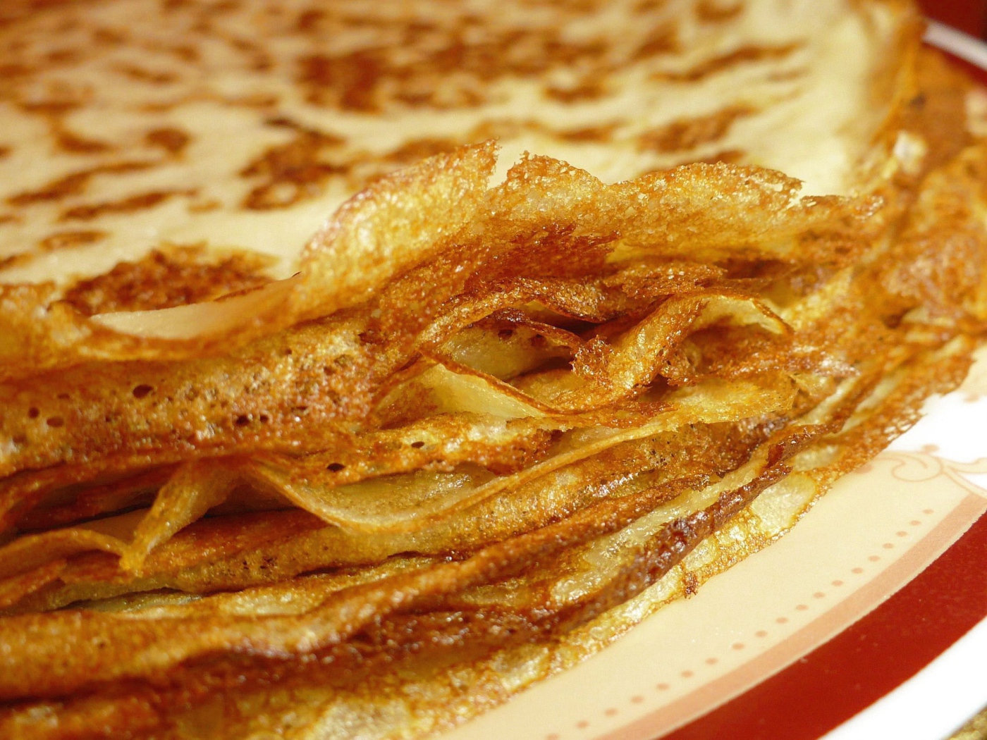 Румяные блины на Масленицу