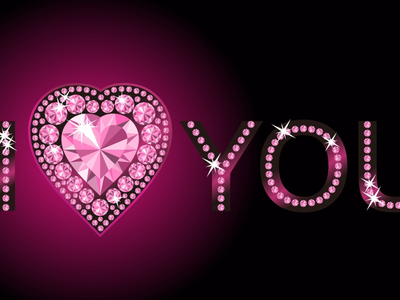 Кристальное сердце на День Святого Валентина 14 февраля