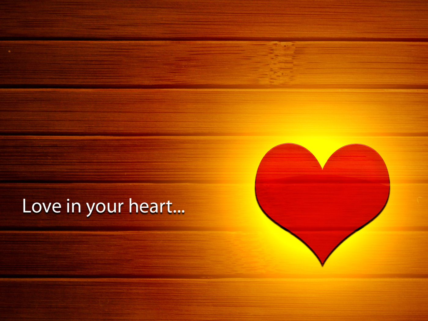 Любовь в нашем сердце