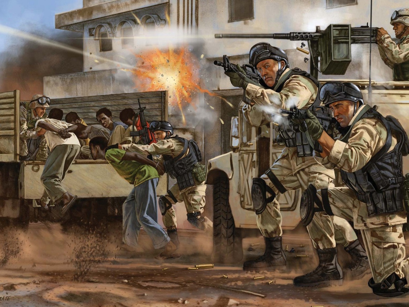 Работа спецназа