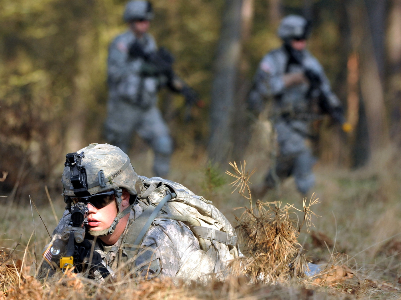 Солдат в засаде