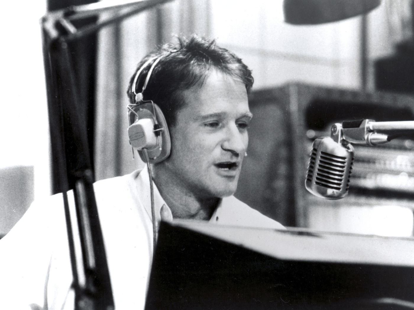 Актер Робин Уильямс в студии