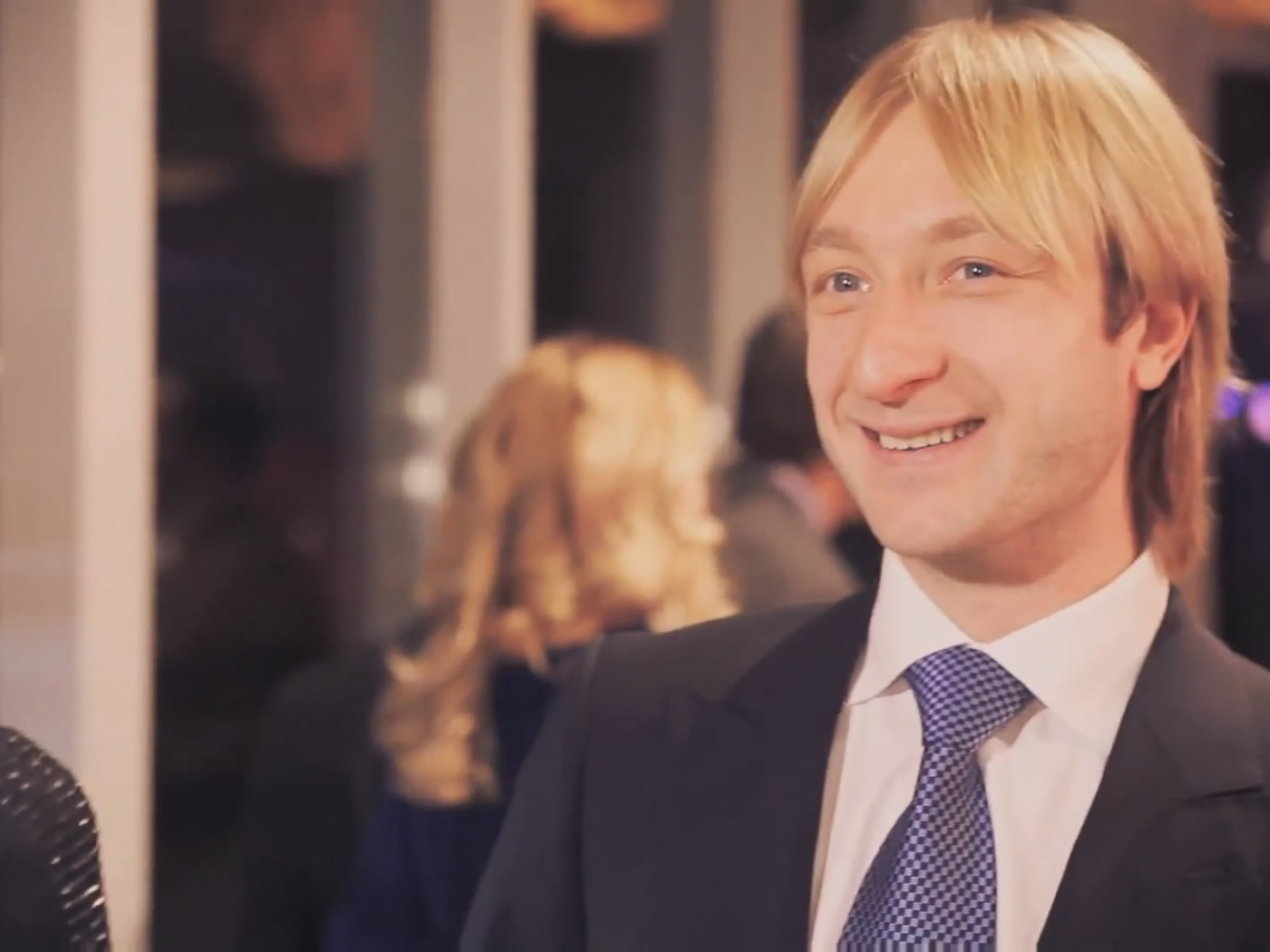 Улыбчивый Евгений Плющенко