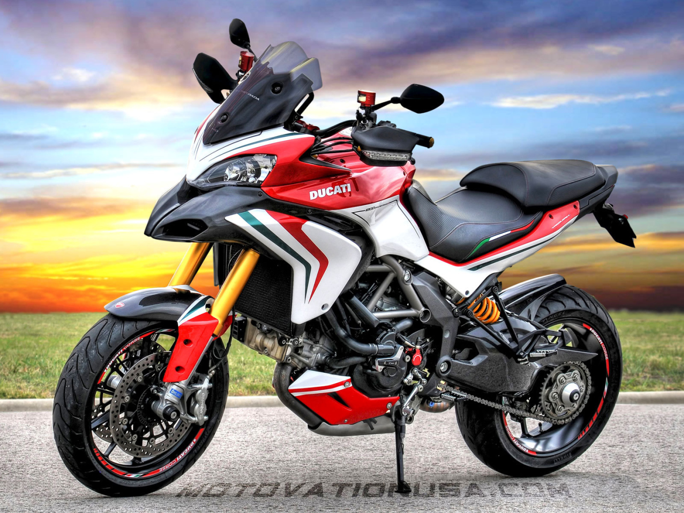 Мотоцикл модели Ducati Multistrada 1200
