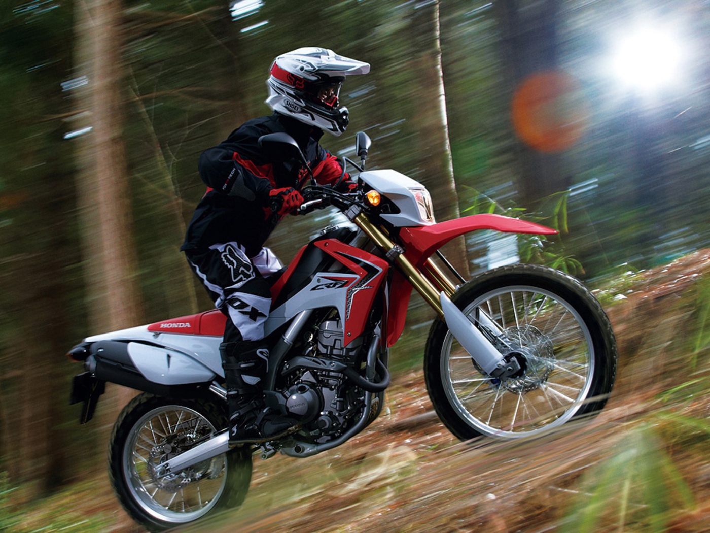 Быстрый мотоцикл Honda CRF 250 L