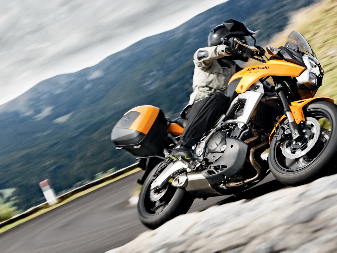 Невероятный мотоцикл Kawasaki Versys