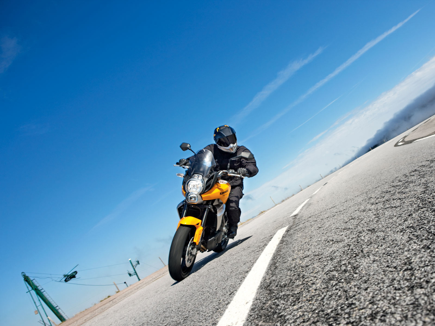 Невероятно быстрый мотоцикл Kawasaki Versys