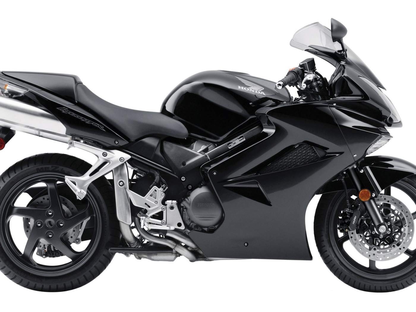 Мотоцикл Honda перехватчик черный