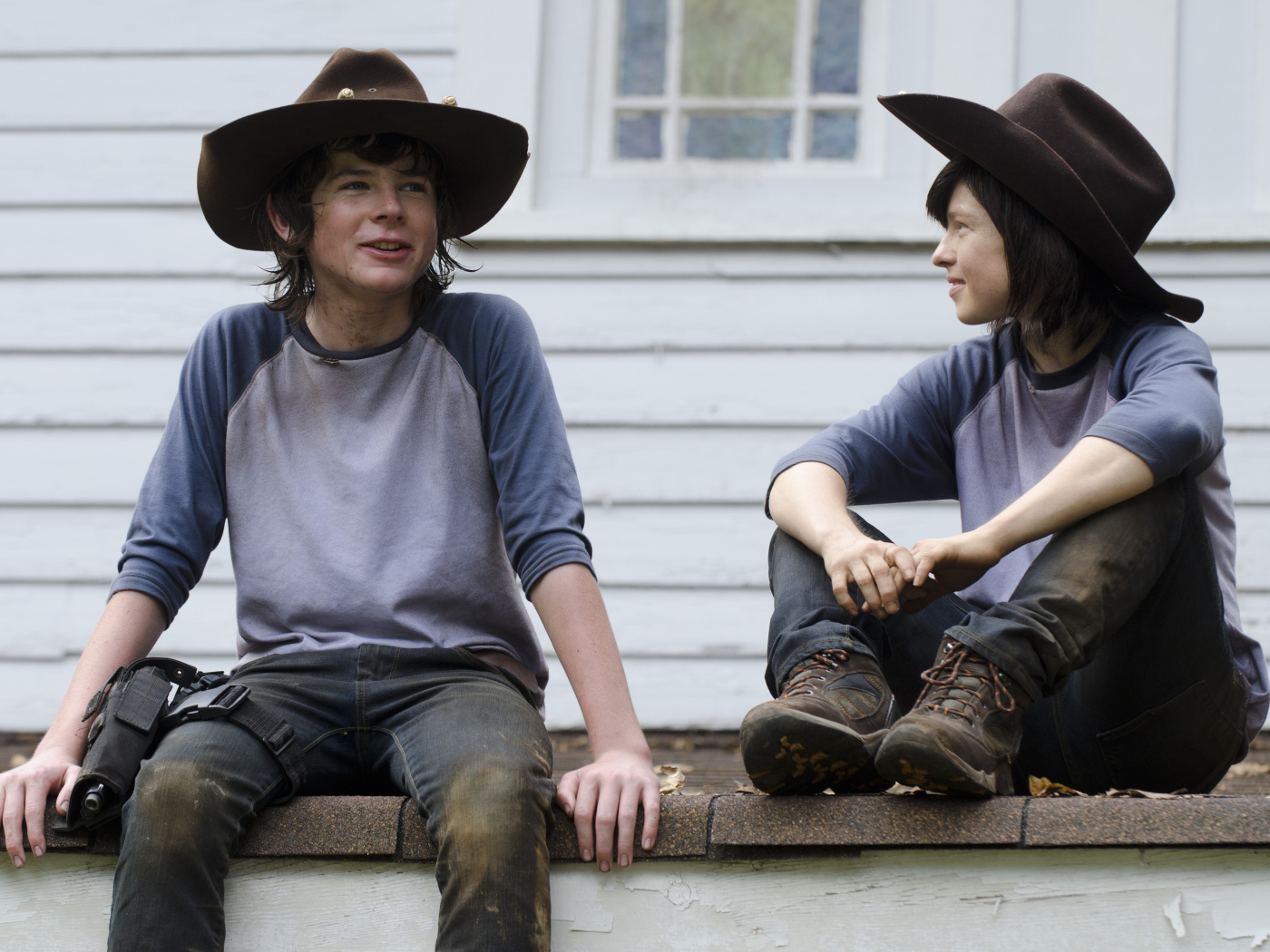 Карл и Карл из Ходячих мертвецов