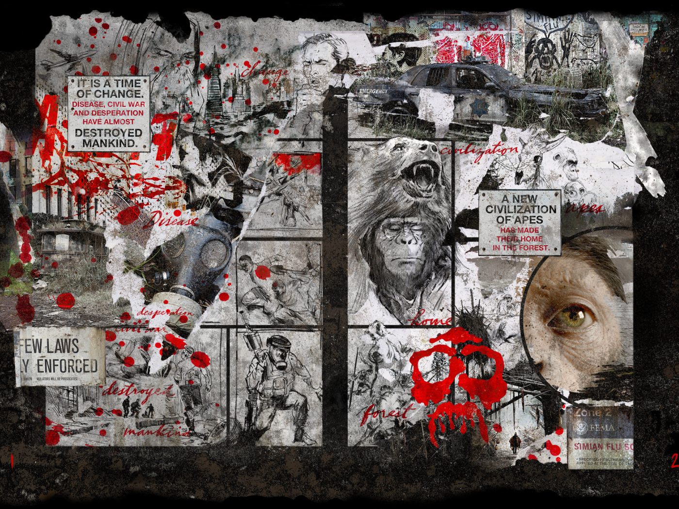 Известный фильм Планета обезьян Революция