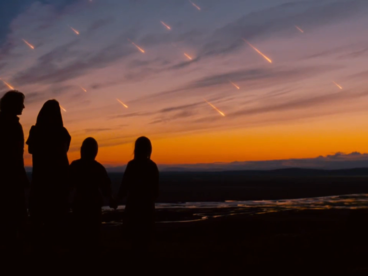Ной люди смотрят на город