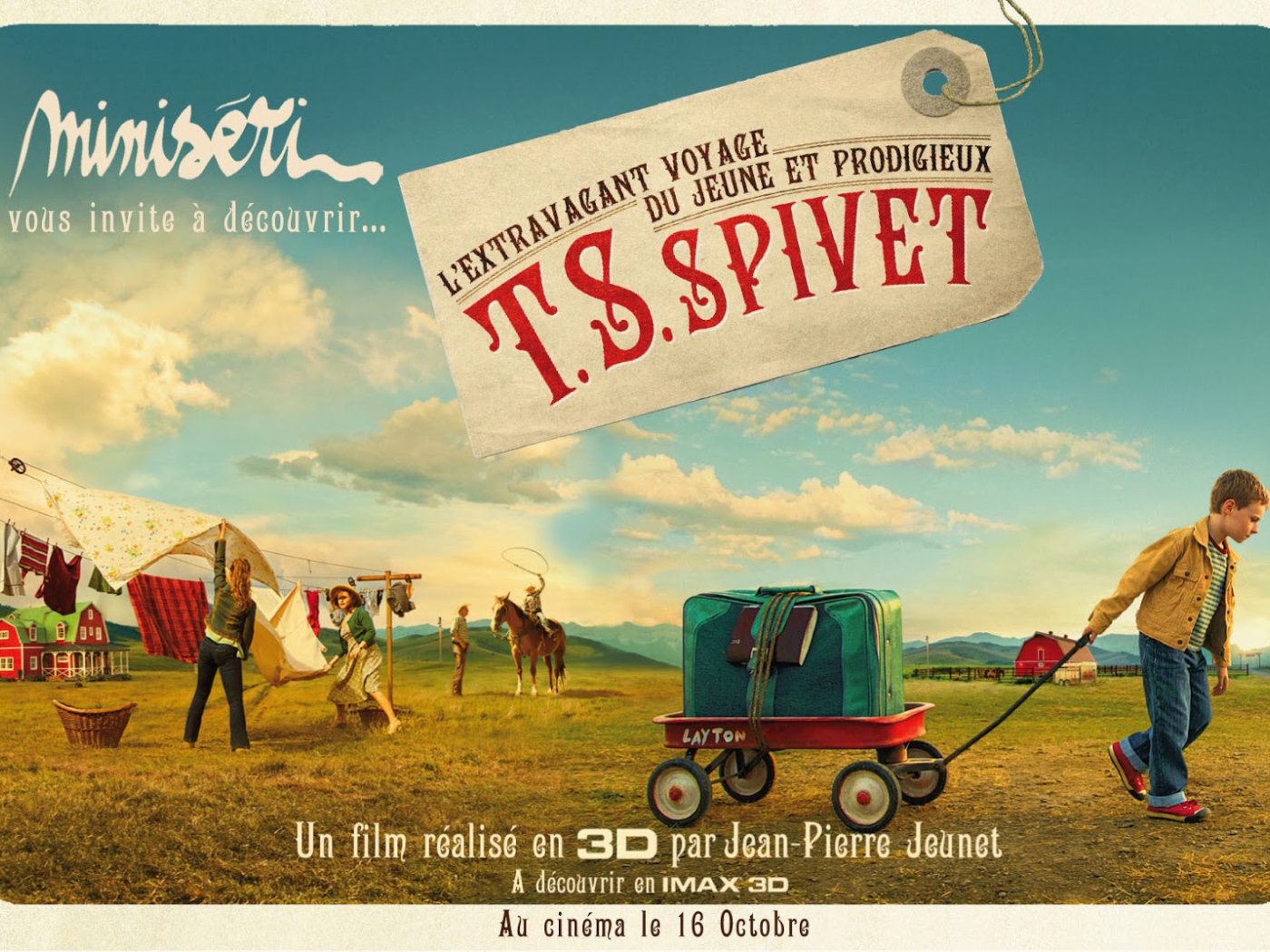 Постер фильма Невероятное путешествие мистера Спивета 2014