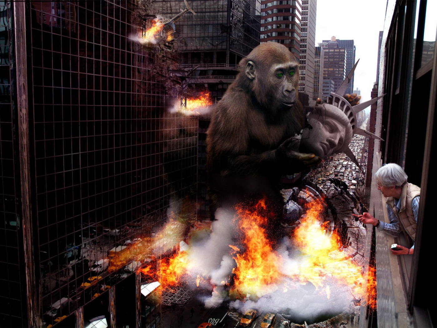 Кинг Конг в Нью Йорке