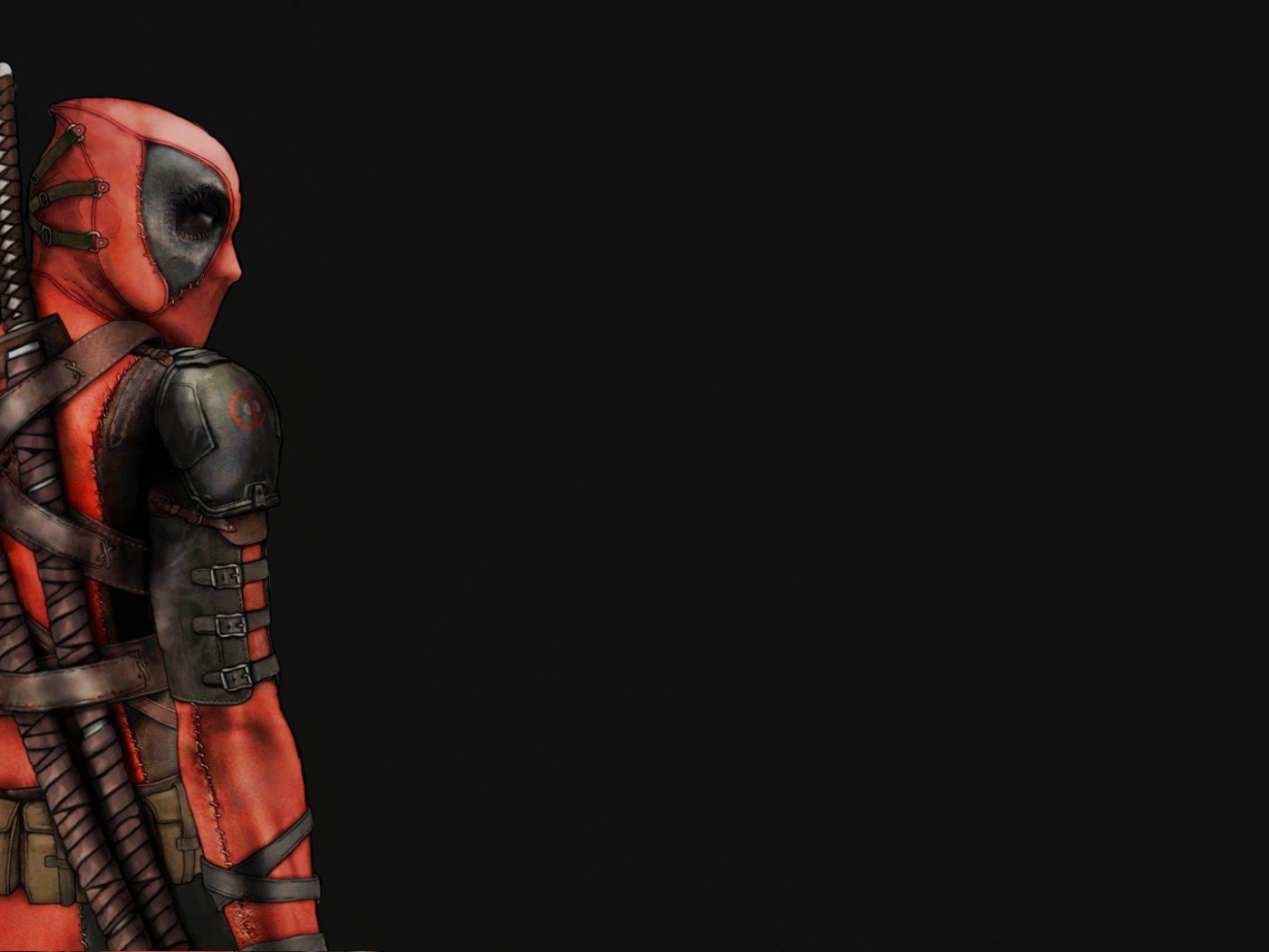 Вайд Вилсон на черном фоне