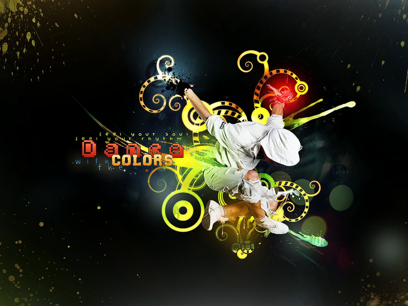 Танец в ярких красках